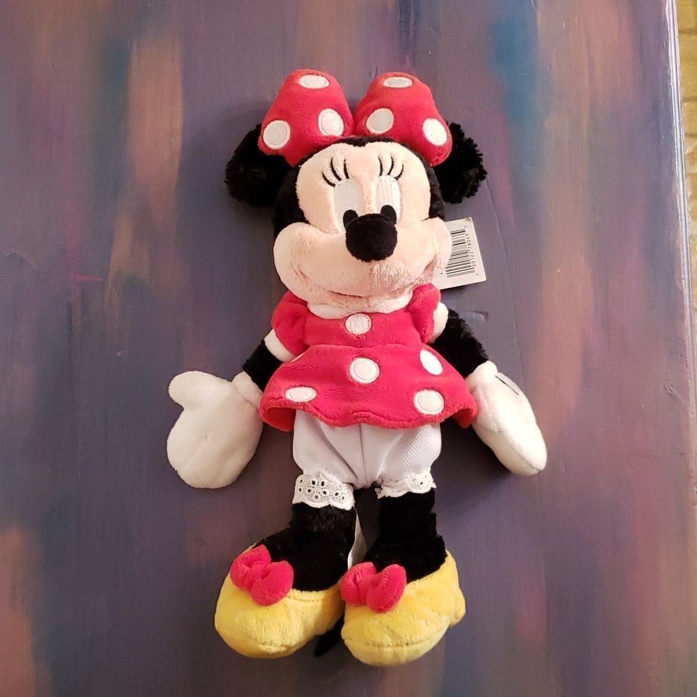NWT Disney Parks 11" Minnie Mouse Plush Toy